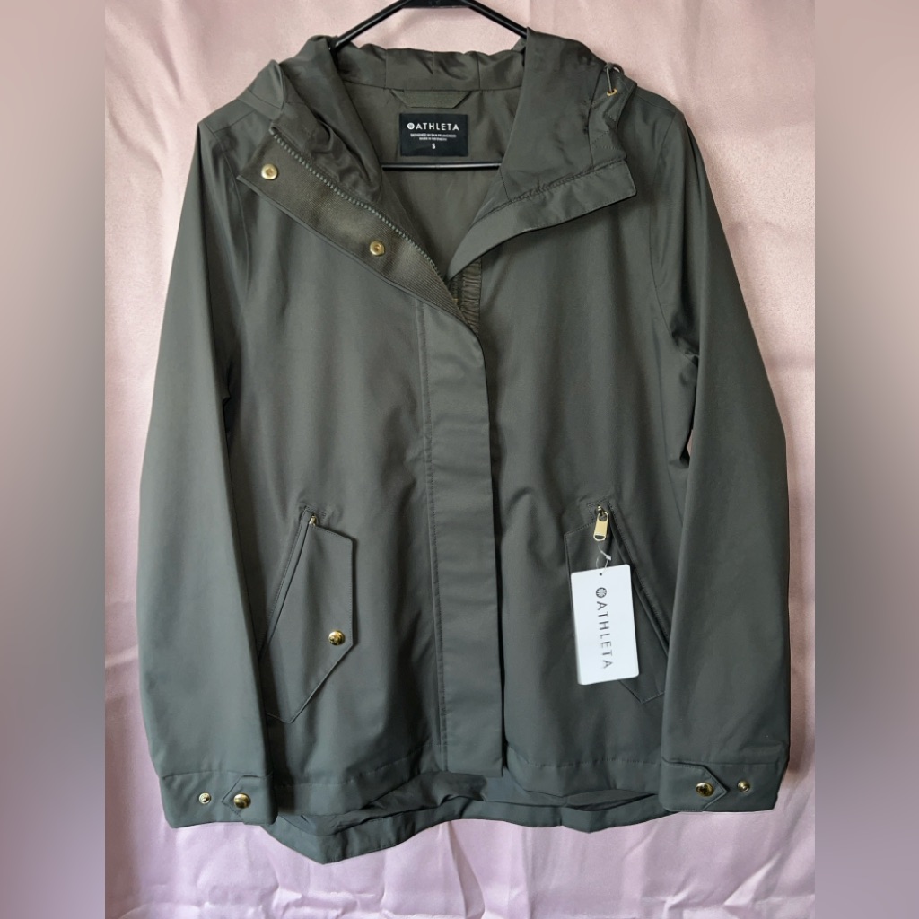 Nwt Athleta Sutro Jacket S Mountain Olive